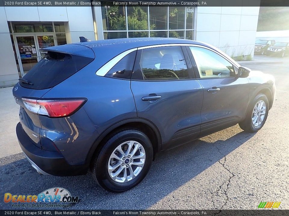 2020 Ford Escape SE 4WD Blue Metallic / Ebony Black Photo #2