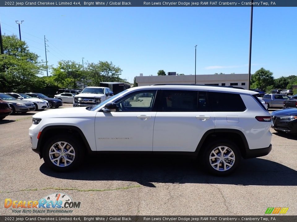 2022 Jeep Grand Cherokee L Limited 4x4 Bright White / Global Black Photo #2