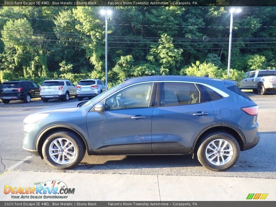 2020 Ford Escape SE 4WD Blue Metallic / Ebony Black Photo #6