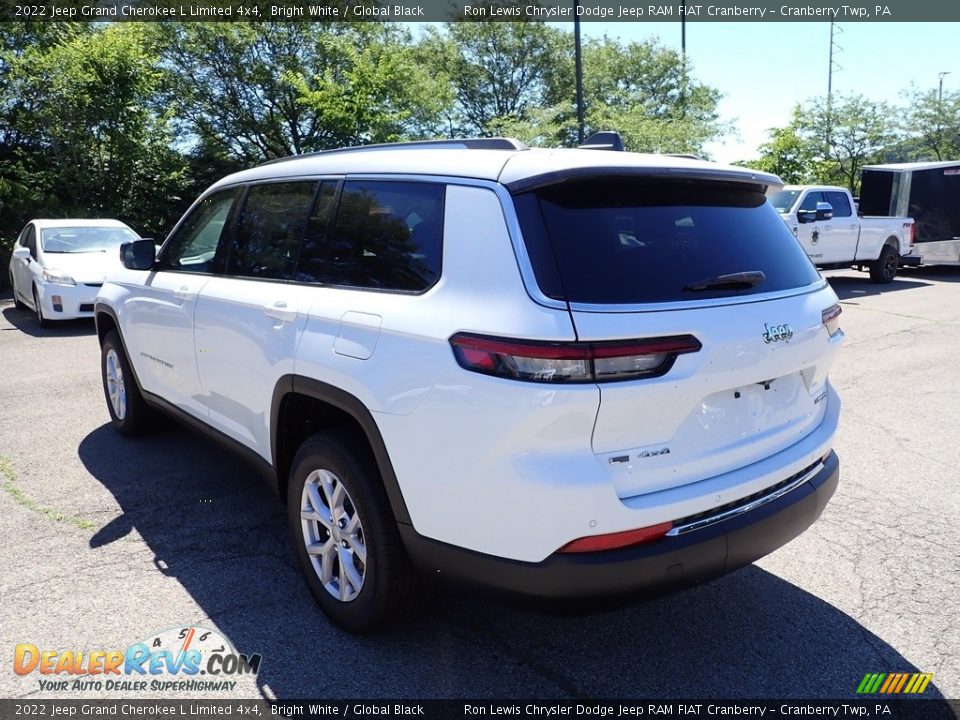 2022 Jeep Grand Cherokee L Limited 4x4 Bright White / Global Black Photo #3