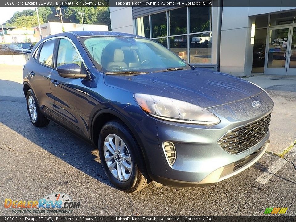 2020 Ford Escape SE 4WD Blue Metallic / Ebony Black Photo #9
