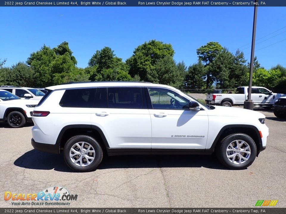 2022 Jeep Grand Cherokee L Limited 4x4 Bright White / Global Black Photo #6
