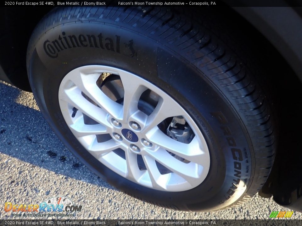 2020 Ford Escape SE 4WD Blue Metallic / Ebony Black Photo #10