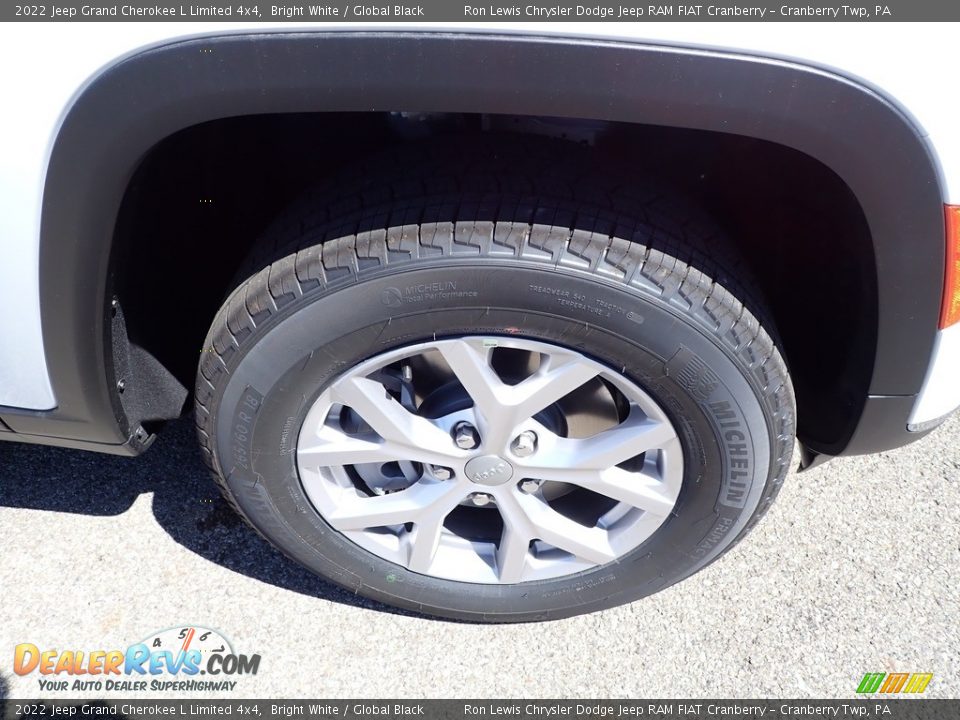 2022 Jeep Grand Cherokee L Limited 4x4 Bright White / Global Black Photo #9