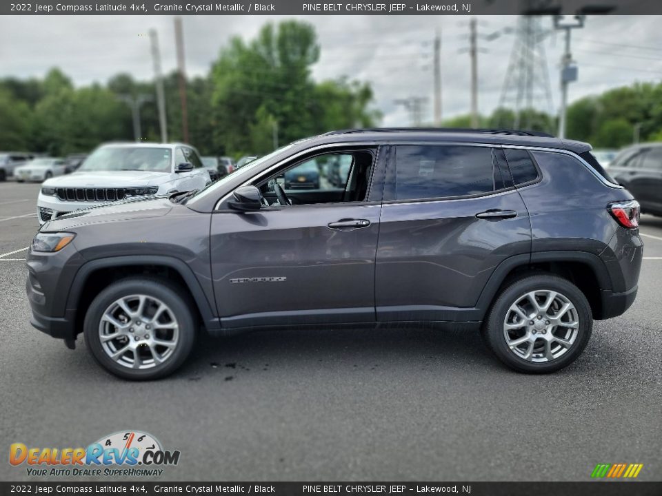 2022 Jeep Compass Latitude 4x4 Granite Crystal Metallic / Black Photo #3