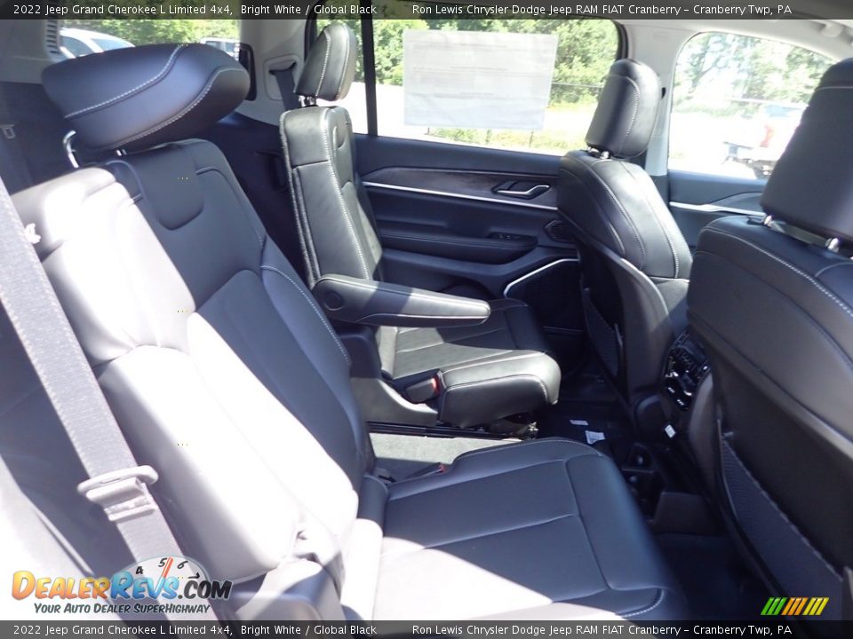 2022 Jeep Grand Cherokee L Limited 4x4 Bright White / Global Black Photo #11