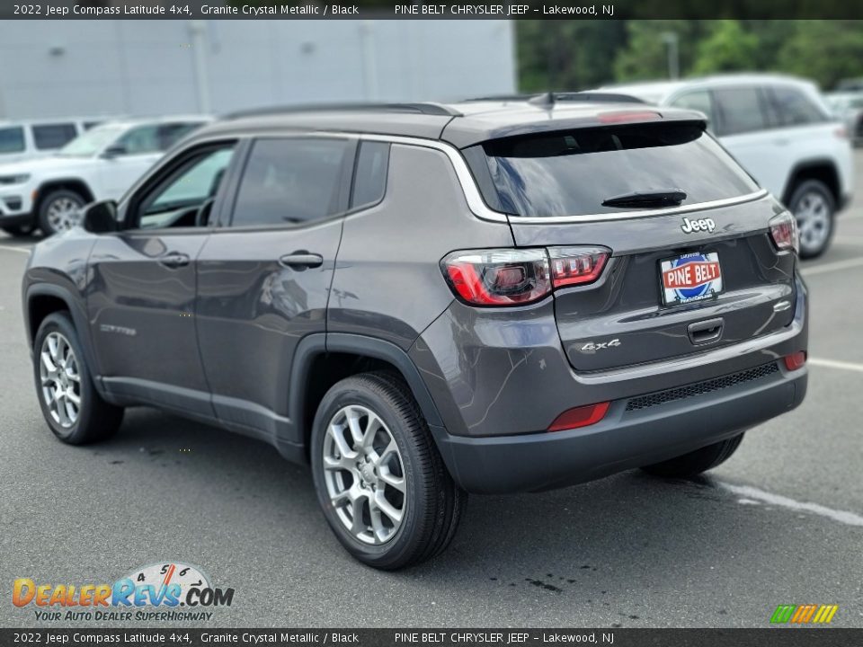 2022 Jeep Compass Latitude 4x4 Granite Crystal Metallic / Black Photo #4