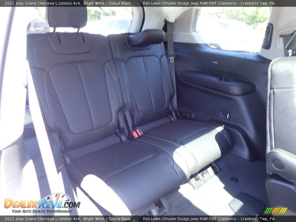 2022 Jeep Grand Cherokee L Limited 4x4 Bright White / Global Black Photo #12