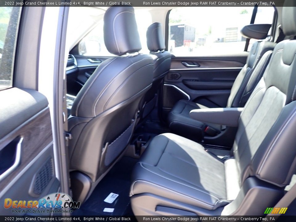 2022 Jeep Grand Cherokee L Limited 4x4 Bright White / Global Black Photo #13