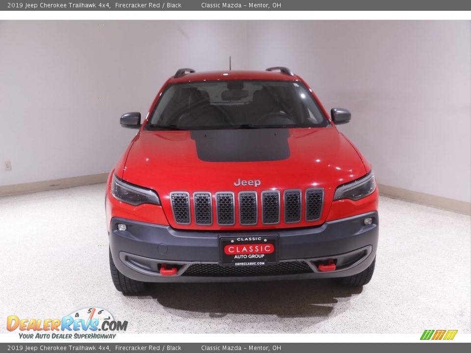 2019 Jeep Cherokee Trailhawk 4x4 Firecracker Red / Black Photo #2