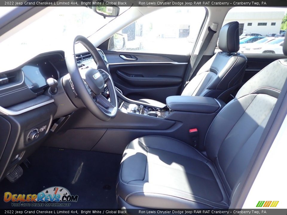 2022 Jeep Grand Cherokee L Limited 4x4 Bright White / Global Black Photo #15
