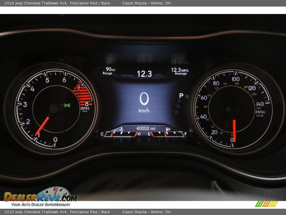 2019 Jeep Cherokee Trailhawk 4x4 Firecracker Red / Black Photo #8