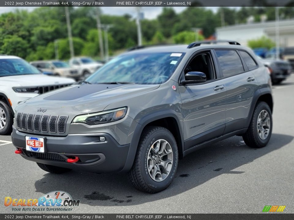 2022 Jeep Cherokee Trailhawk 4x4 Sting-Gray / Black Photo #1