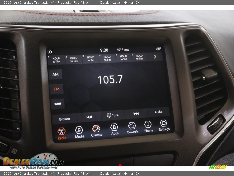 2019 Jeep Cherokee Trailhawk 4x4 Firecracker Red / Black Photo #10