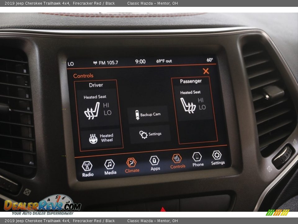 2019 Jeep Cherokee Trailhawk 4x4 Firecracker Red / Black Photo #12