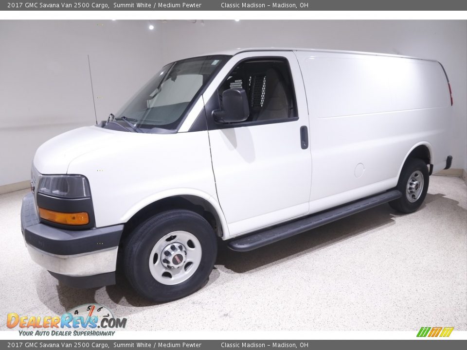 2017 GMC Savana Van 2500 Cargo Summit White / Medium Pewter Photo #3