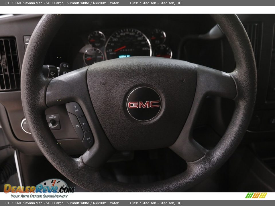 2017 GMC Savana Van 2500 Cargo Summit White / Medium Pewter Photo #6