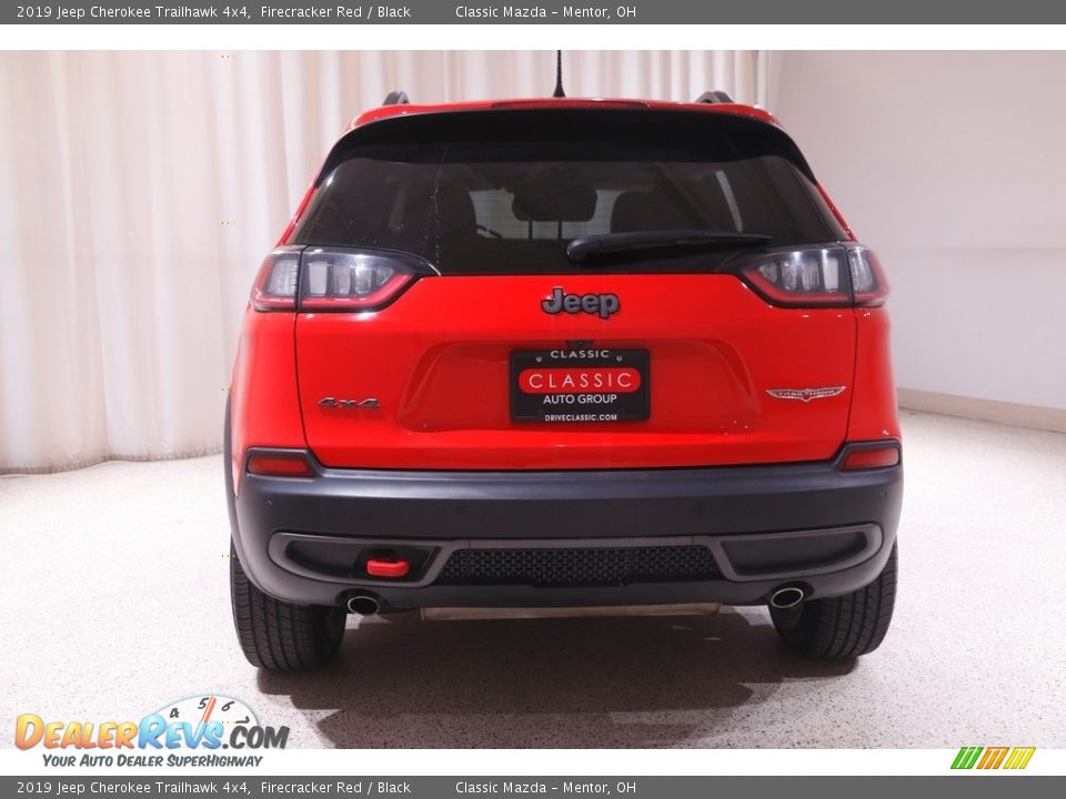 2019 Jeep Cherokee Trailhawk 4x4 Firecracker Red / Black Photo #20
