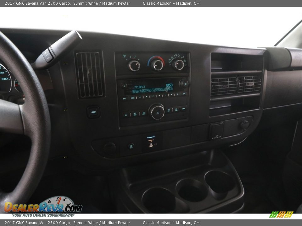 2017 GMC Savana Van 2500 Cargo Summit White / Medium Pewter Photo #8