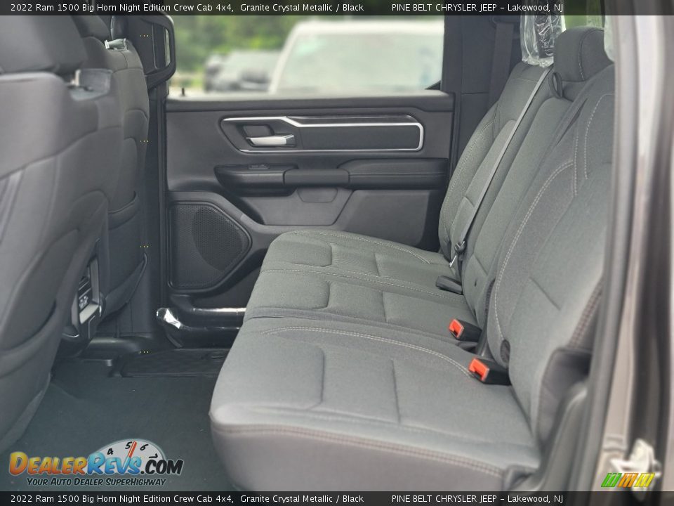 2022 Ram 1500 Big Horn Night Edition Crew Cab 4x4 Granite Crystal Metallic / Black Photo #6