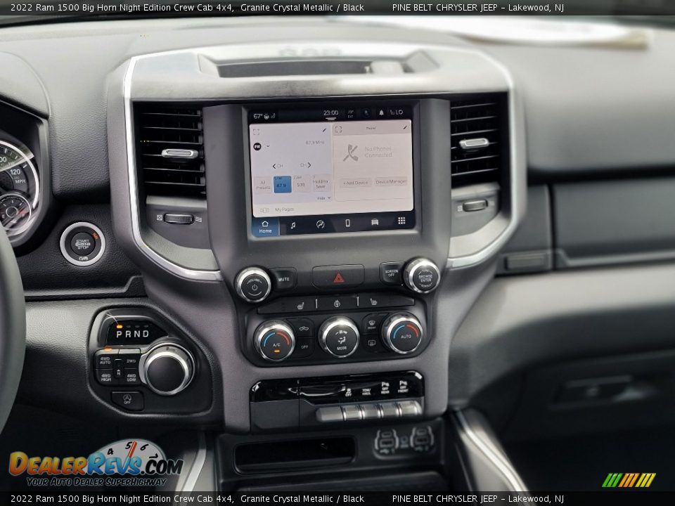 2022 Ram 1500 Big Horn Night Edition Crew Cab 4x4 Granite Crystal Metallic / Black Photo #7