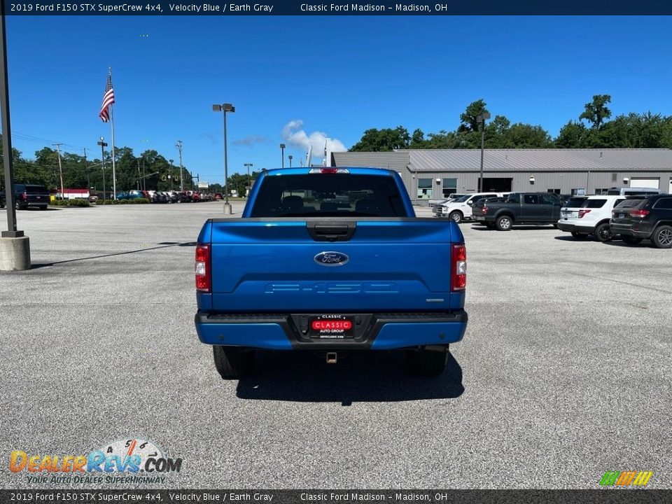 2019 Ford F150 STX SuperCrew 4x4 Velocity Blue / Earth Gray Photo #6
