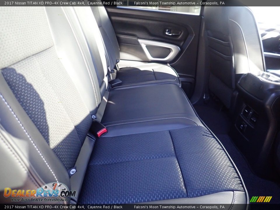 2017 Nissan TITAN XD PRO-4X Crew Cab 4x4 Cayenne Red / Black Photo #15
