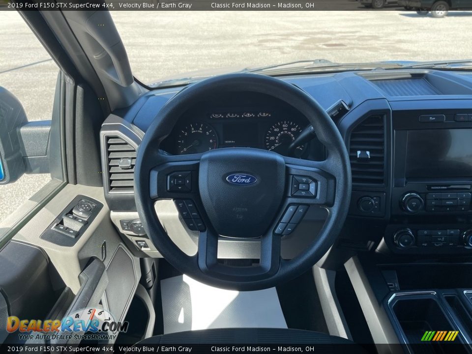 2019 Ford F150 STX SuperCrew 4x4 Velocity Blue / Earth Gray Photo #9