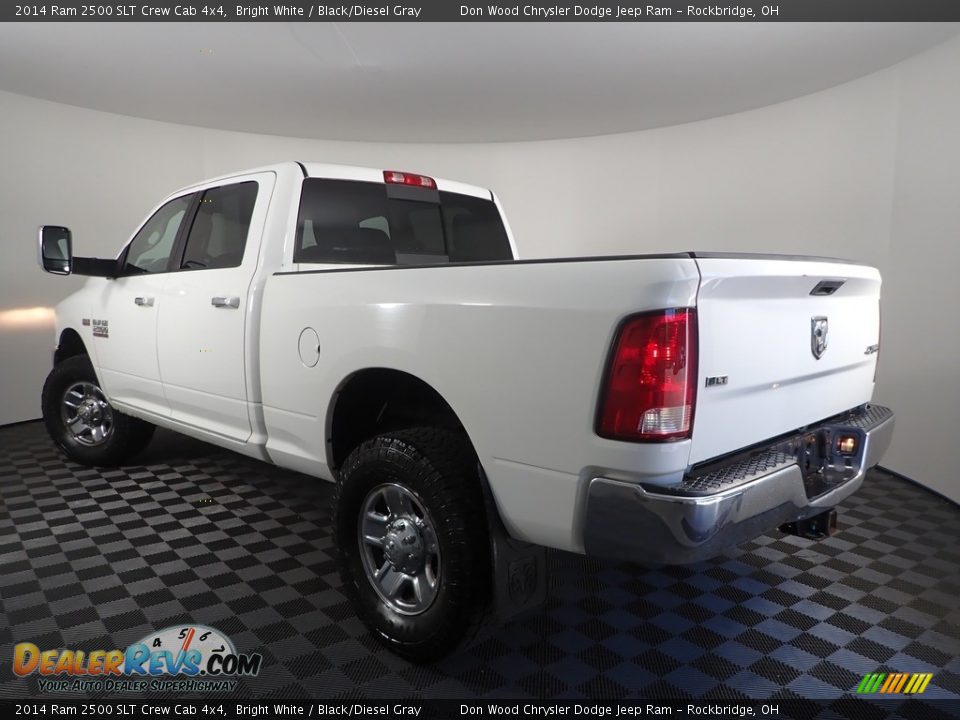 2014 Ram 2500 SLT Crew Cab 4x4 Bright White / Black/Diesel Gray Photo #5