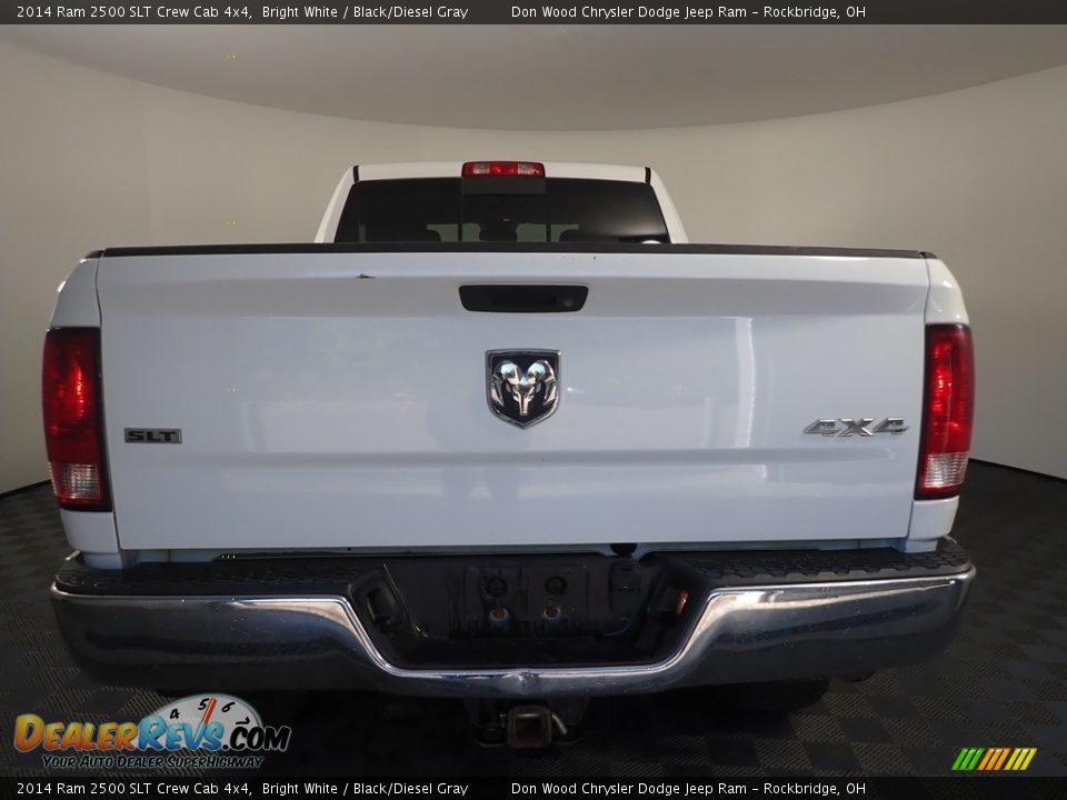 2014 Ram 2500 SLT Crew Cab 4x4 Bright White / Black/Diesel Gray Photo #6