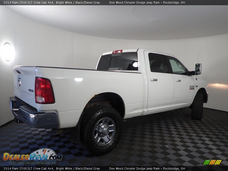 2014 Ram 2500 SLT Crew Cab 4x4 Bright White / Black/Diesel Gray Photo #8