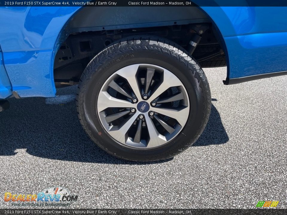 2019 Ford F150 STX SuperCrew 4x4 Velocity Blue / Earth Gray Photo #15