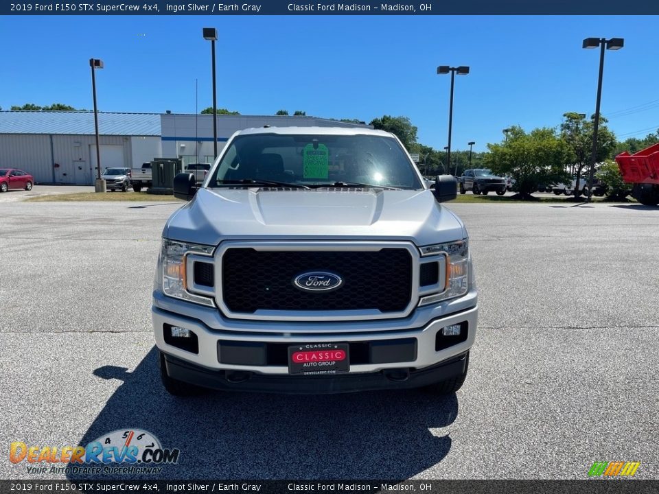 2019 Ford F150 STX SuperCrew 4x4 Ingot Silver / Earth Gray Photo #1