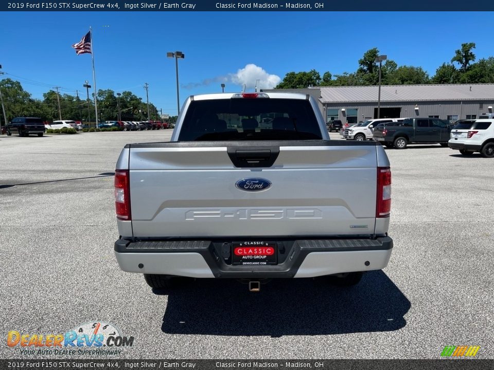 2019 Ford F150 STX SuperCrew 4x4 Ingot Silver / Earth Gray Photo #5