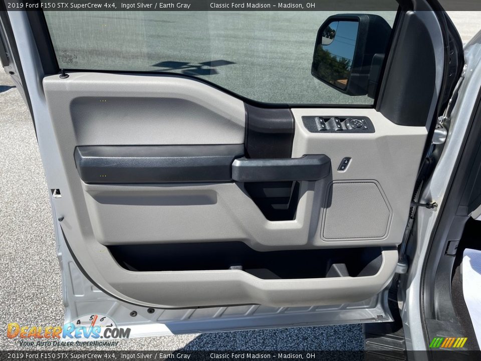 2019 Ford F150 STX SuperCrew 4x4 Ingot Silver / Earth Gray Photo #12