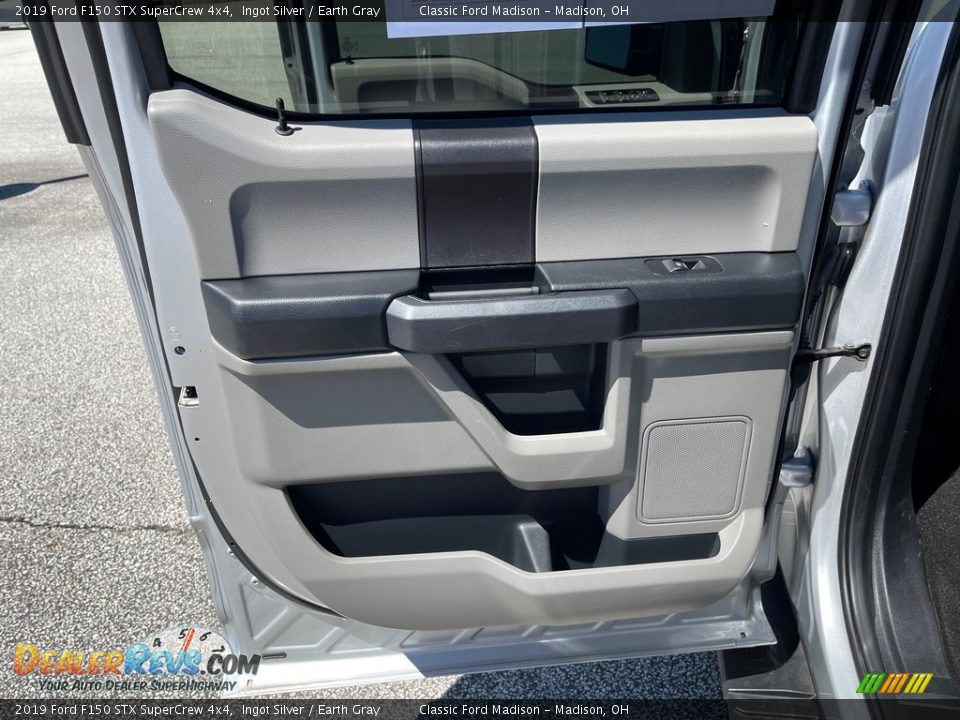 2019 Ford F150 STX SuperCrew 4x4 Ingot Silver / Earth Gray Photo #14