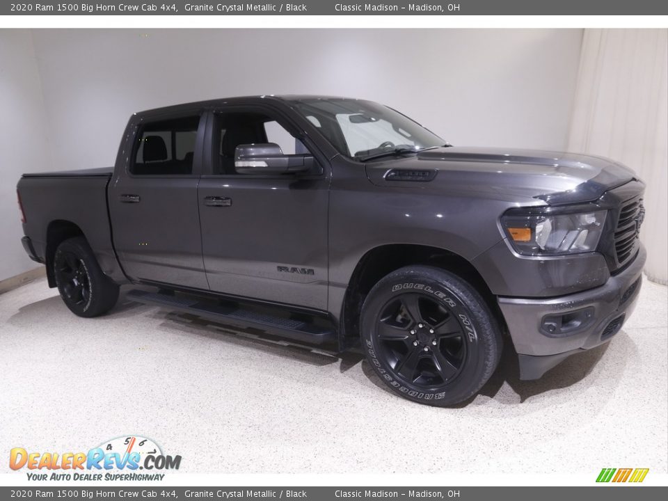 2020 Ram 1500 Big Horn Crew Cab 4x4 Granite Crystal Metallic / Black Photo #1