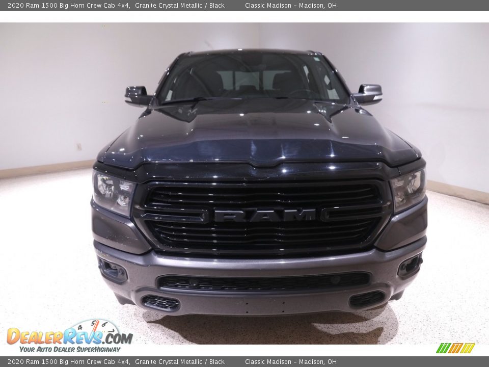 2020 Ram 1500 Big Horn Crew Cab 4x4 Granite Crystal Metallic / Black Photo #2