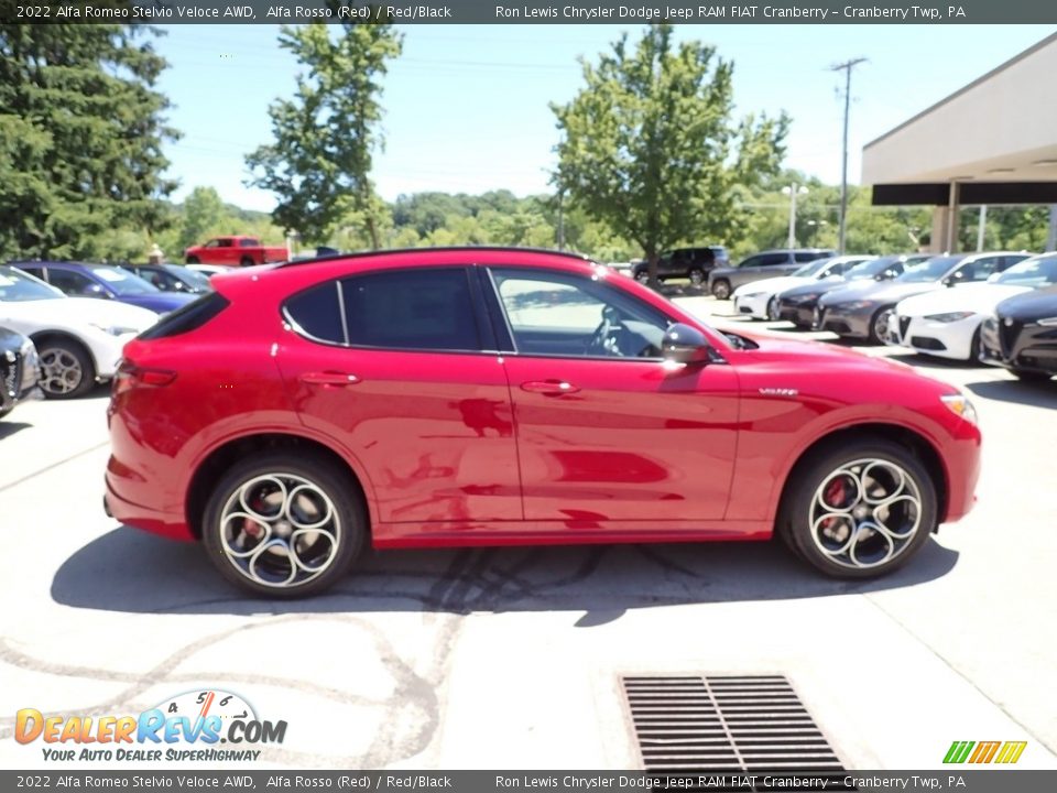 Alfa Rosso (Red) 2022 Alfa Romeo Stelvio Veloce AWD Photo #6