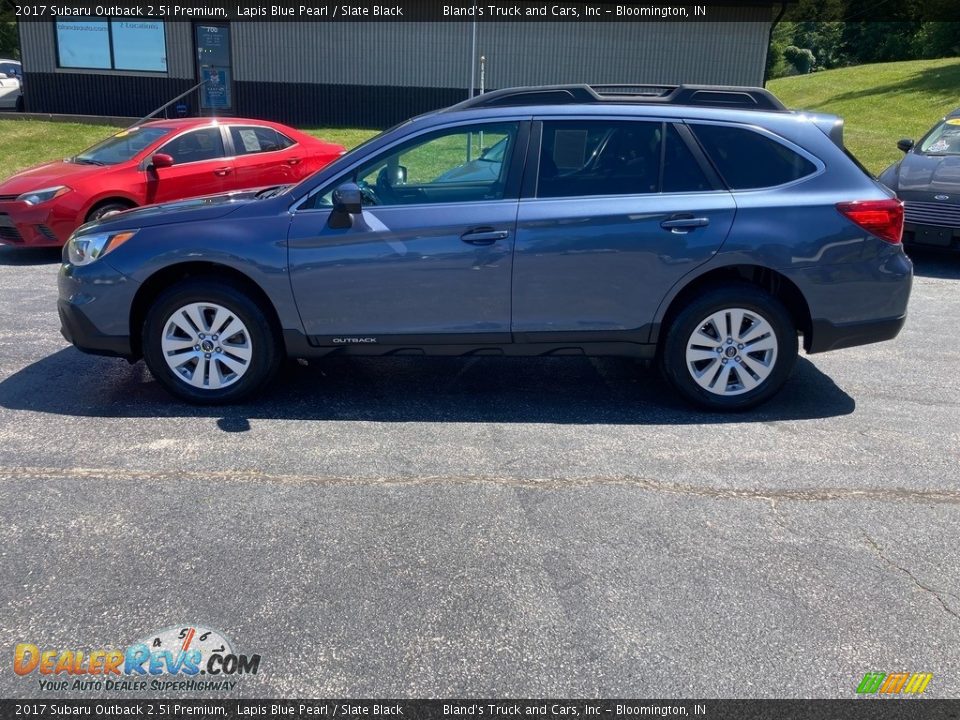 2017 Subaru Outback 2.5i Premium Lapis Blue Pearl / Slate Black Photo #1