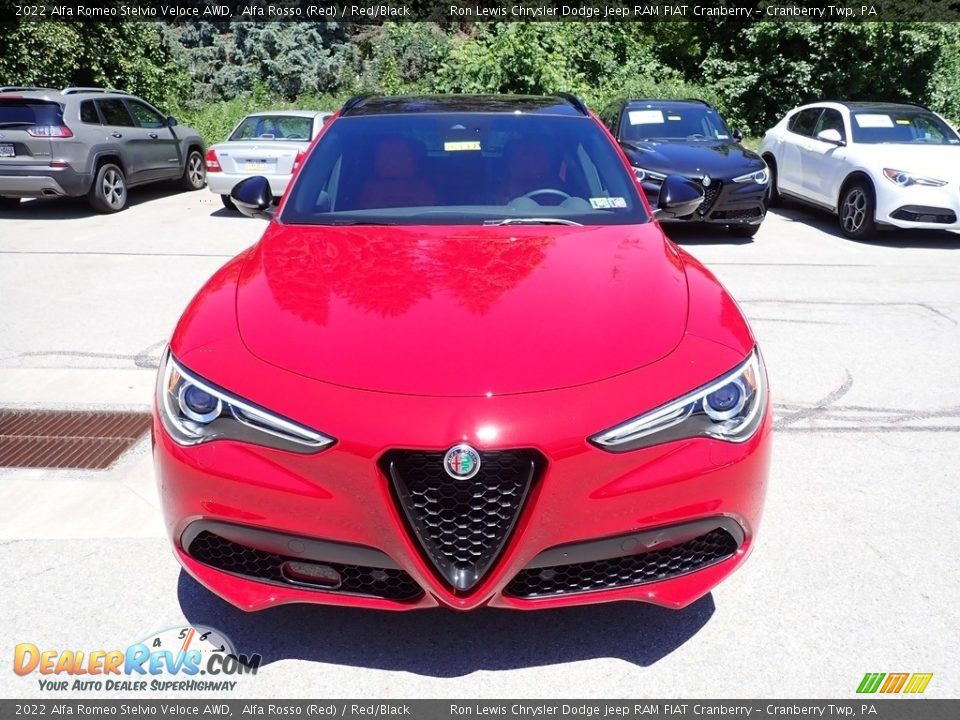 Alfa Rosso (Red) 2022 Alfa Romeo Stelvio Veloce AWD Photo #8