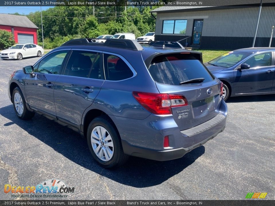 2017 Subaru Outback 2.5i Premium Lapis Blue Pearl / Slate Black Photo #3