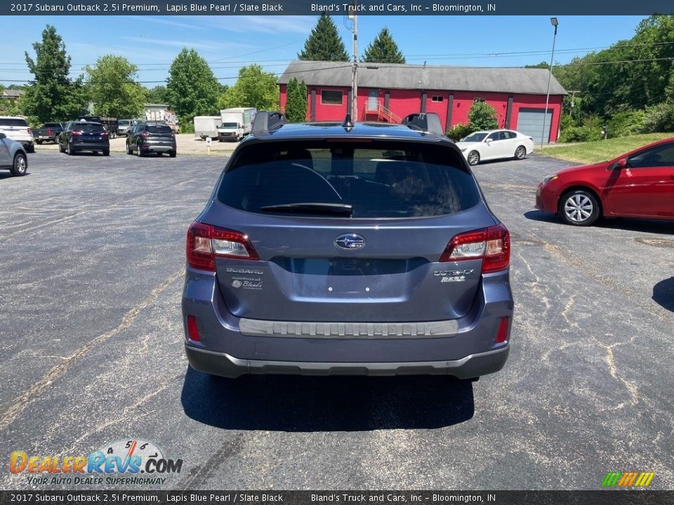 2017 Subaru Outback 2.5i Premium Lapis Blue Pearl / Slate Black Photo #4