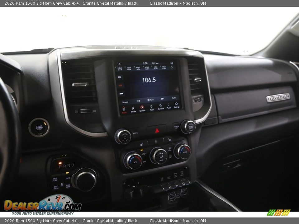 2020 Ram 1500 Big Horn Crew Cab 4x4 Granite Crystal Metallic / Black Photo #9