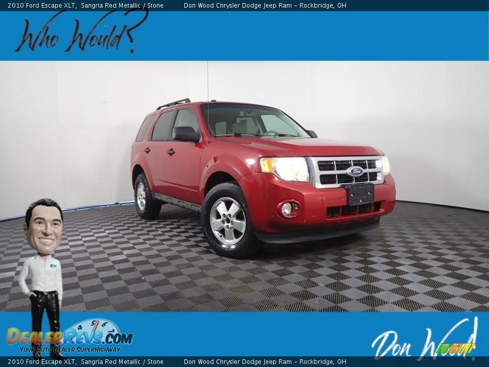 2010 Ford Escape XLT Sangria Red Metallic / Stone Photo #1