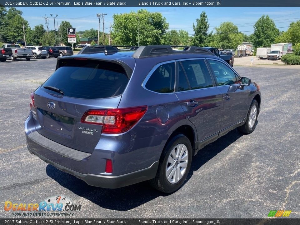 2017 Subaru Outback 2.5i Premium Lapis Blue Pearl / Slate Black Photo #5