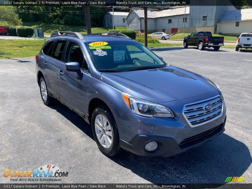 2017 Subaru Outback 2.5i Premium Lapis Blue Pearl / Slate Black Photo #6