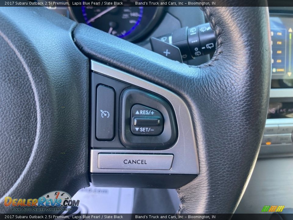 2017 Subaru Outback 2.5i Premium Lapis Blue Pearl / Slate Black Photo #14