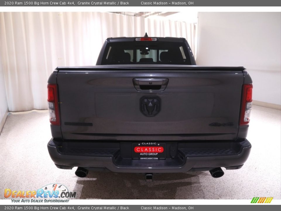 2020 Ram 1500 Big Horn Crew Cab 4x4 Granite Crystal Metallic / Black Photo #21