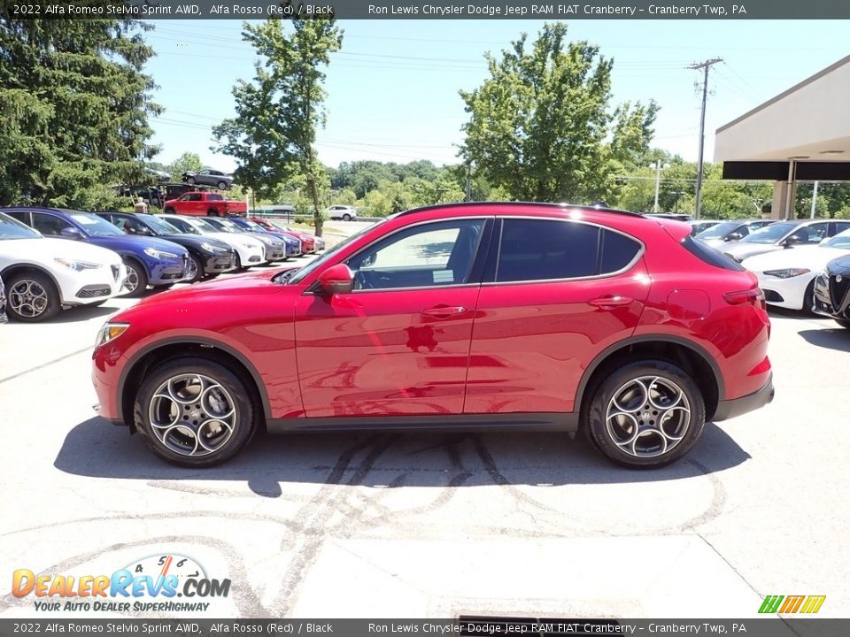 Alfa Rosso (Red) 2022 Alfa Romeo Stelvio Sprint AWD Photo #2